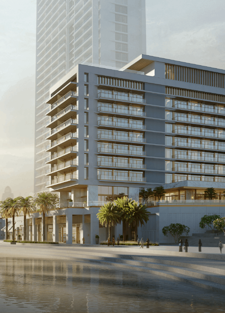 Render of the Palace Hotel Dubai